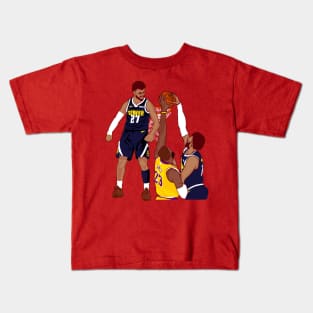 Jamal murray dunk on lebron - jamal murray's celeration vs lebron Kids T-Shirt